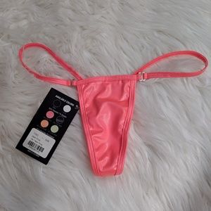 Intimates & Sleepwear - Pink side clip Y back thong Intimates & Sleepwear - Pink side clip Y back thong